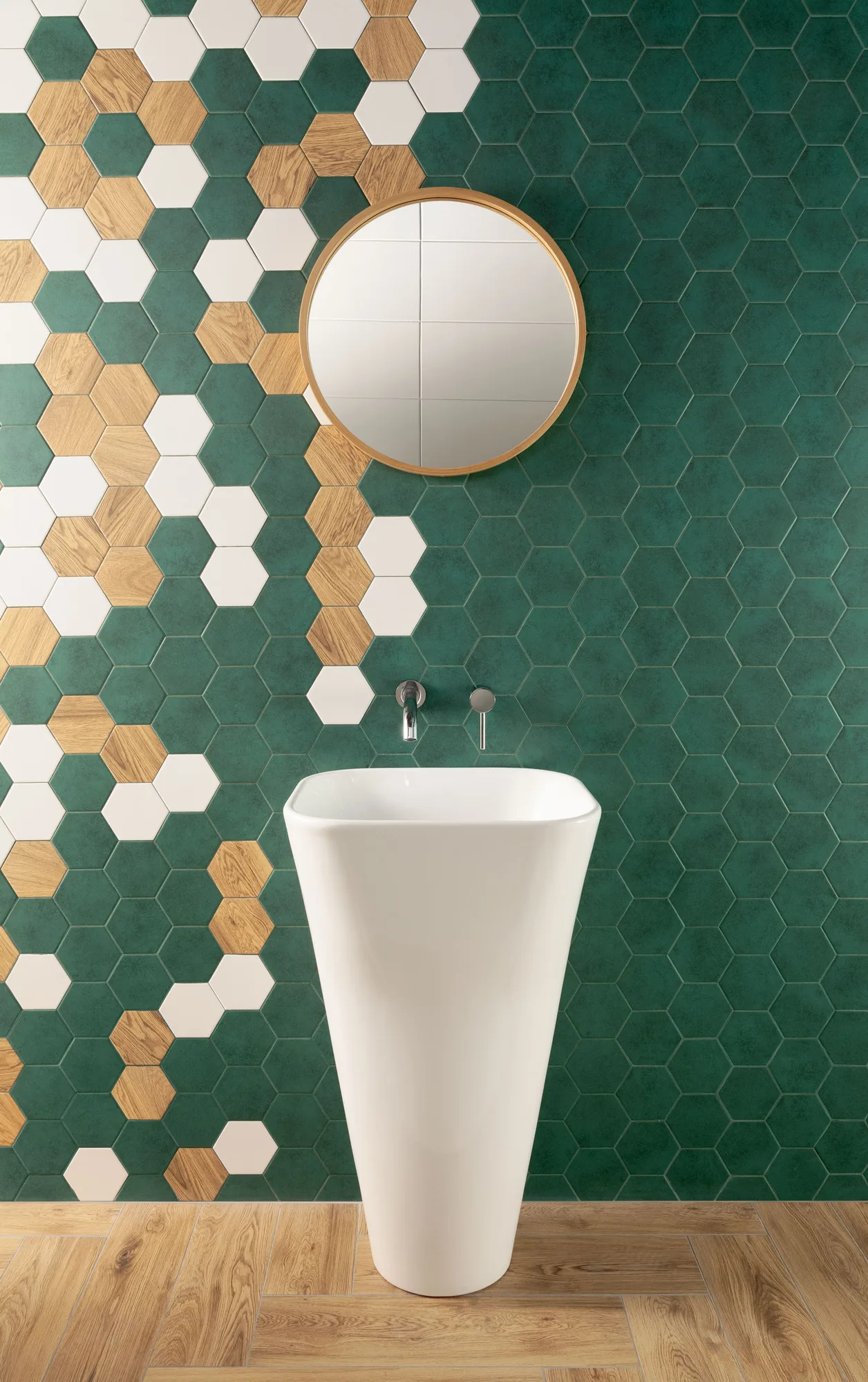 Arte BURANO zöld hexagon csempe