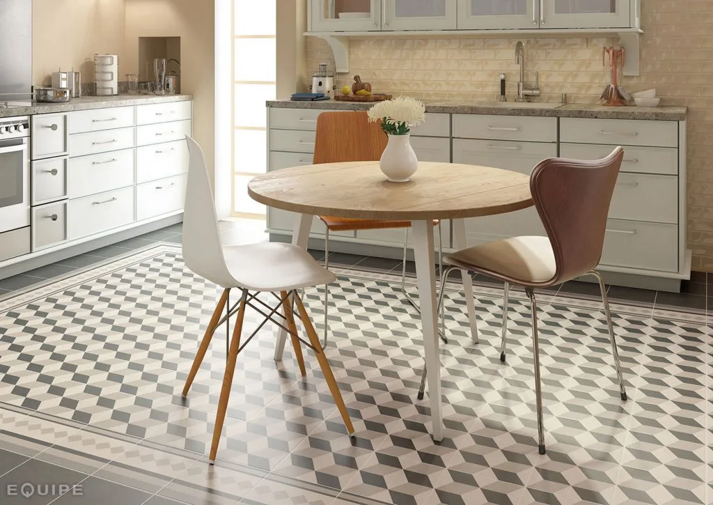 Equipe CAPRICE szürke patchwork csempe