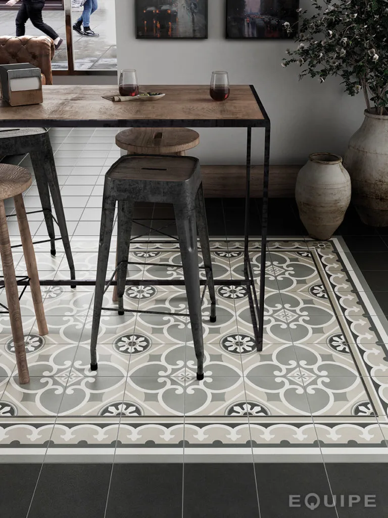 Equipe CAPRICE szürke patchwork csempe