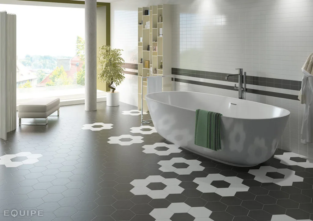 Equipe HEXATILE fehér hexagon csempe