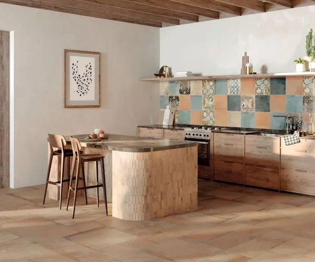 Gambini HEARTLAND terrakotta patchwork csempe