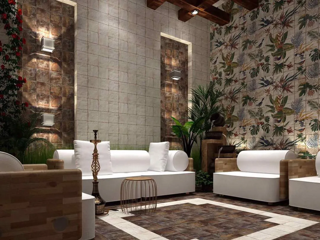 Mainzu LIVORNO barna patchwork csempe