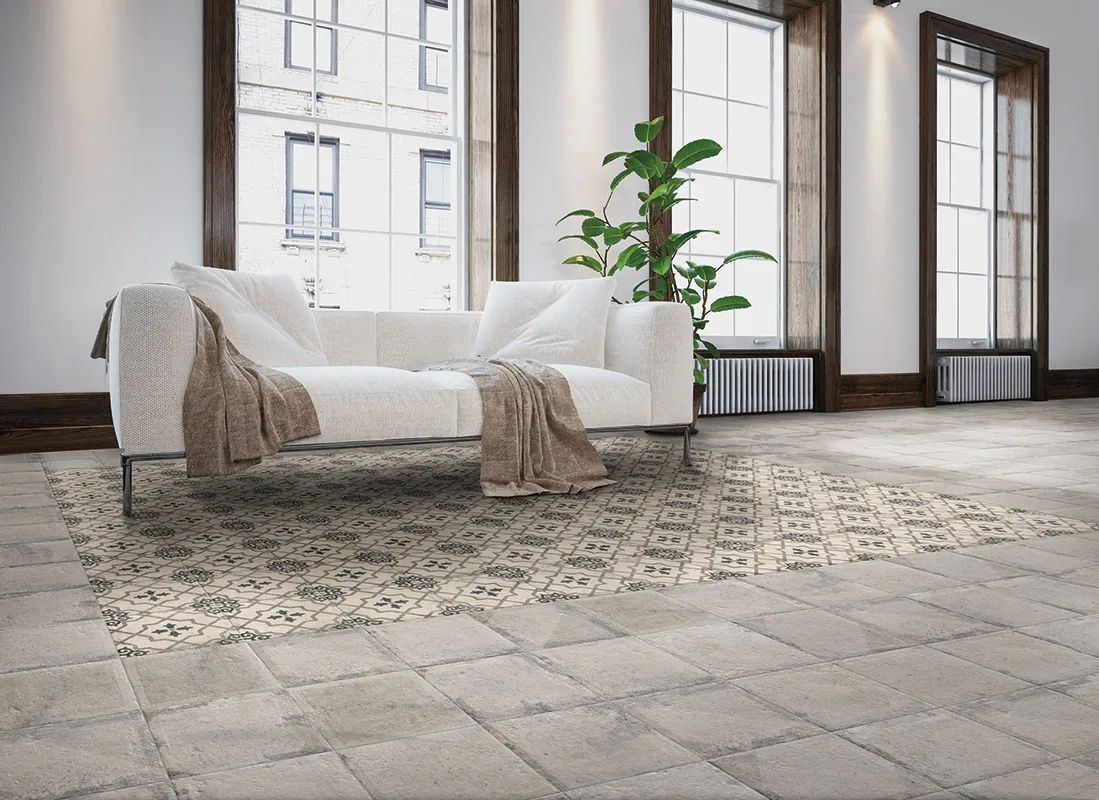Mainzu NORLAND szürke patchwork csempe