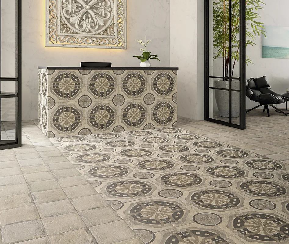 Mainzu NORLAND szürke patchwork csempe