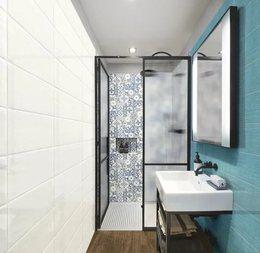 Marazzi CLOUD kék 3d hatású csempe
