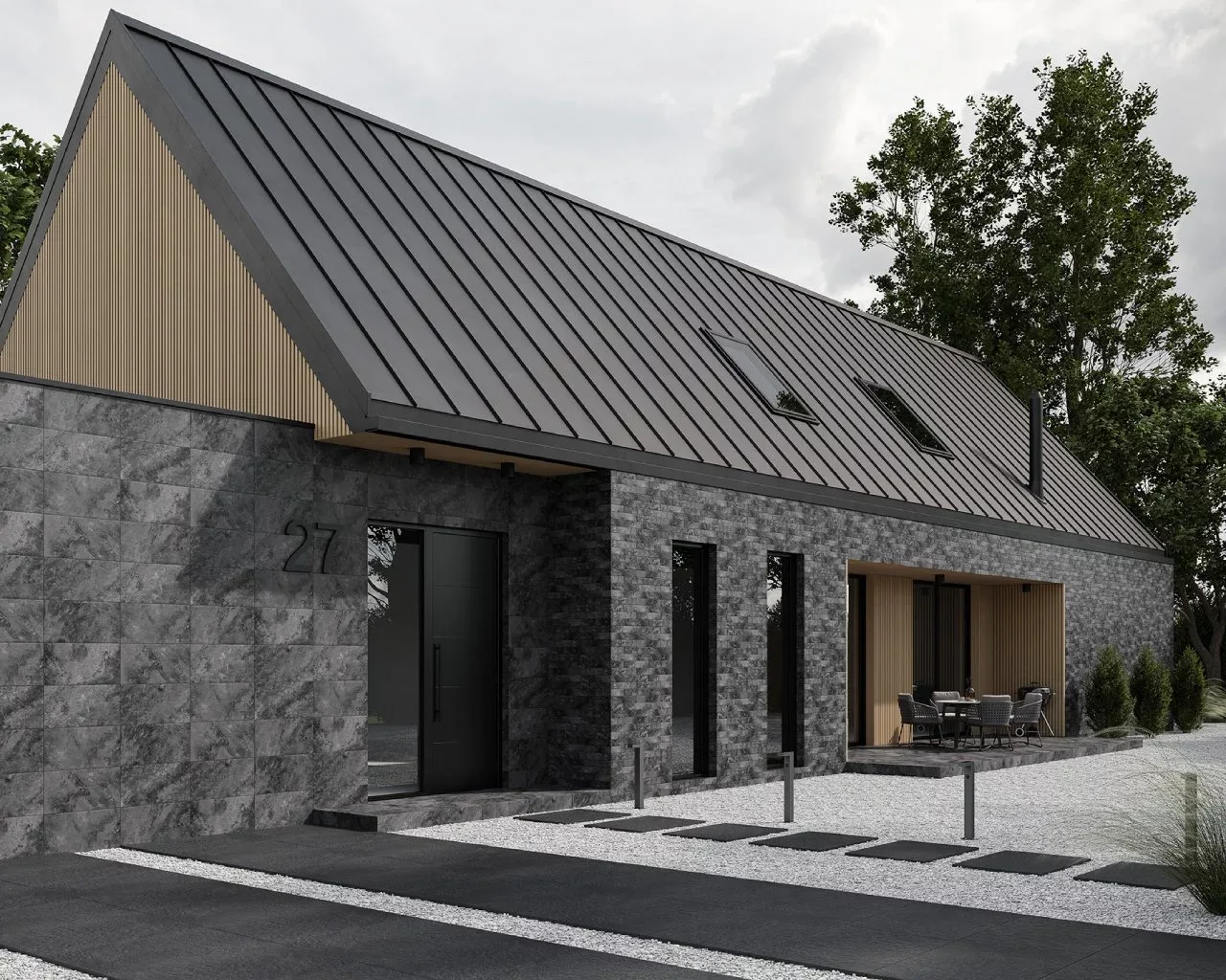 Paradyz ARDIS szürke kő hatású csempe