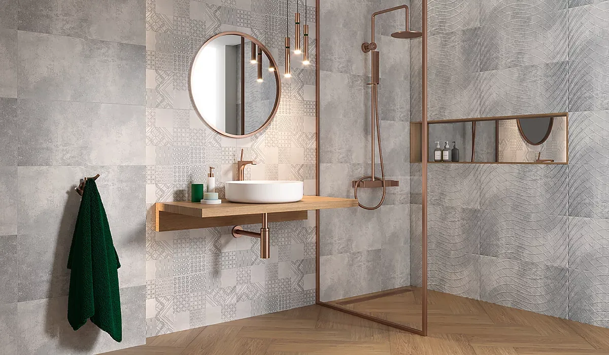 Paradyz HARMONY szürke beton hatású csempe