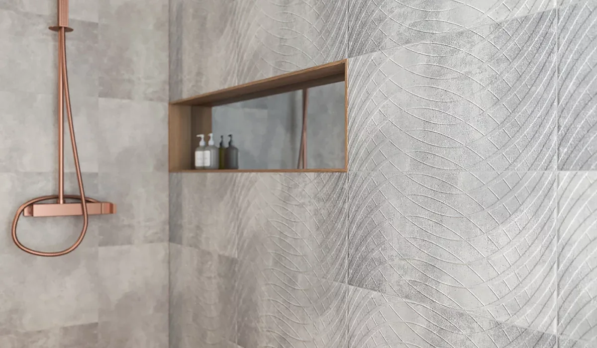 Paradyz HARMONY szürke 3d hatású csempe