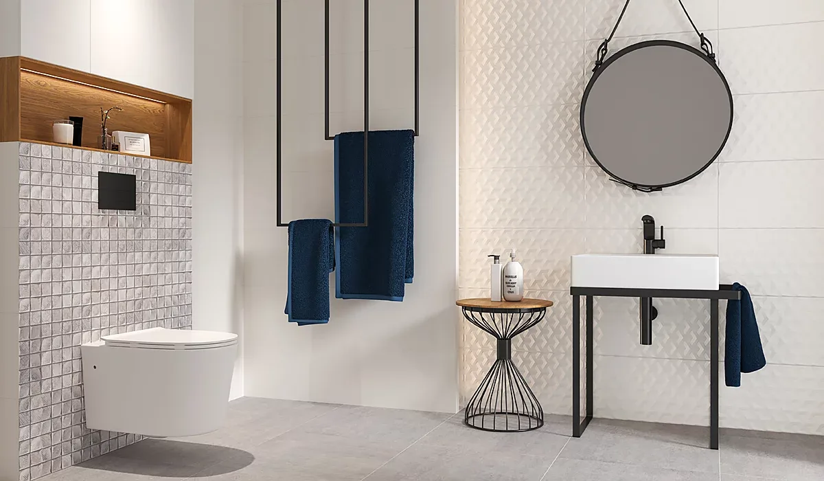Paradyz HARMONY szürke 3d hatású mozaik