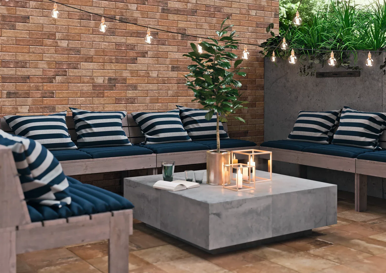 Paradyz SCANDIANO terrakotta tégla hatású csempe