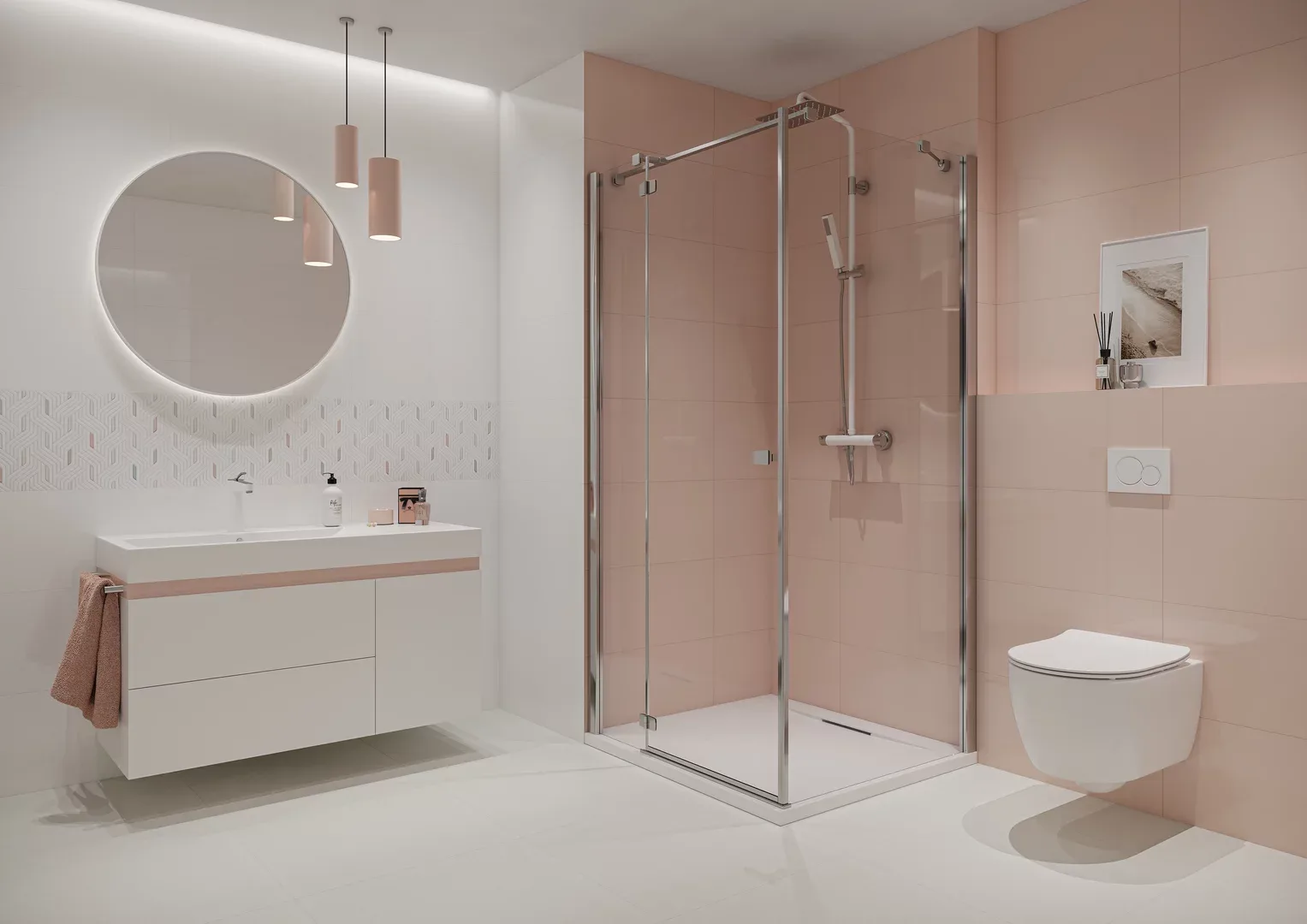 Paradyz SYNERGY fehér csempe