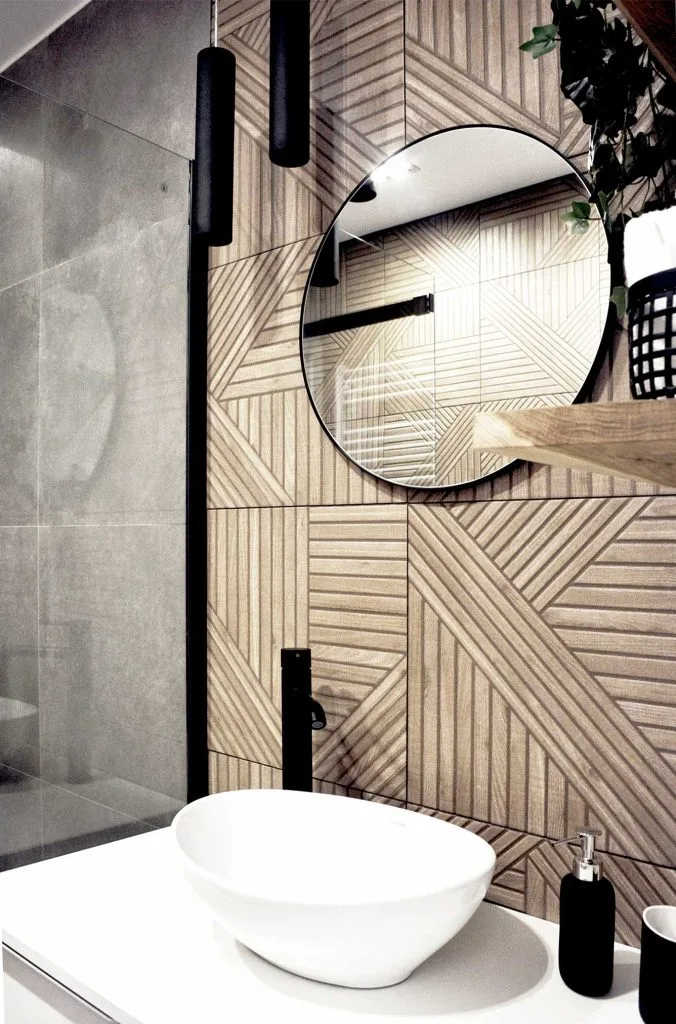 Realonda TANGRAM WOOD fa hatású csempe