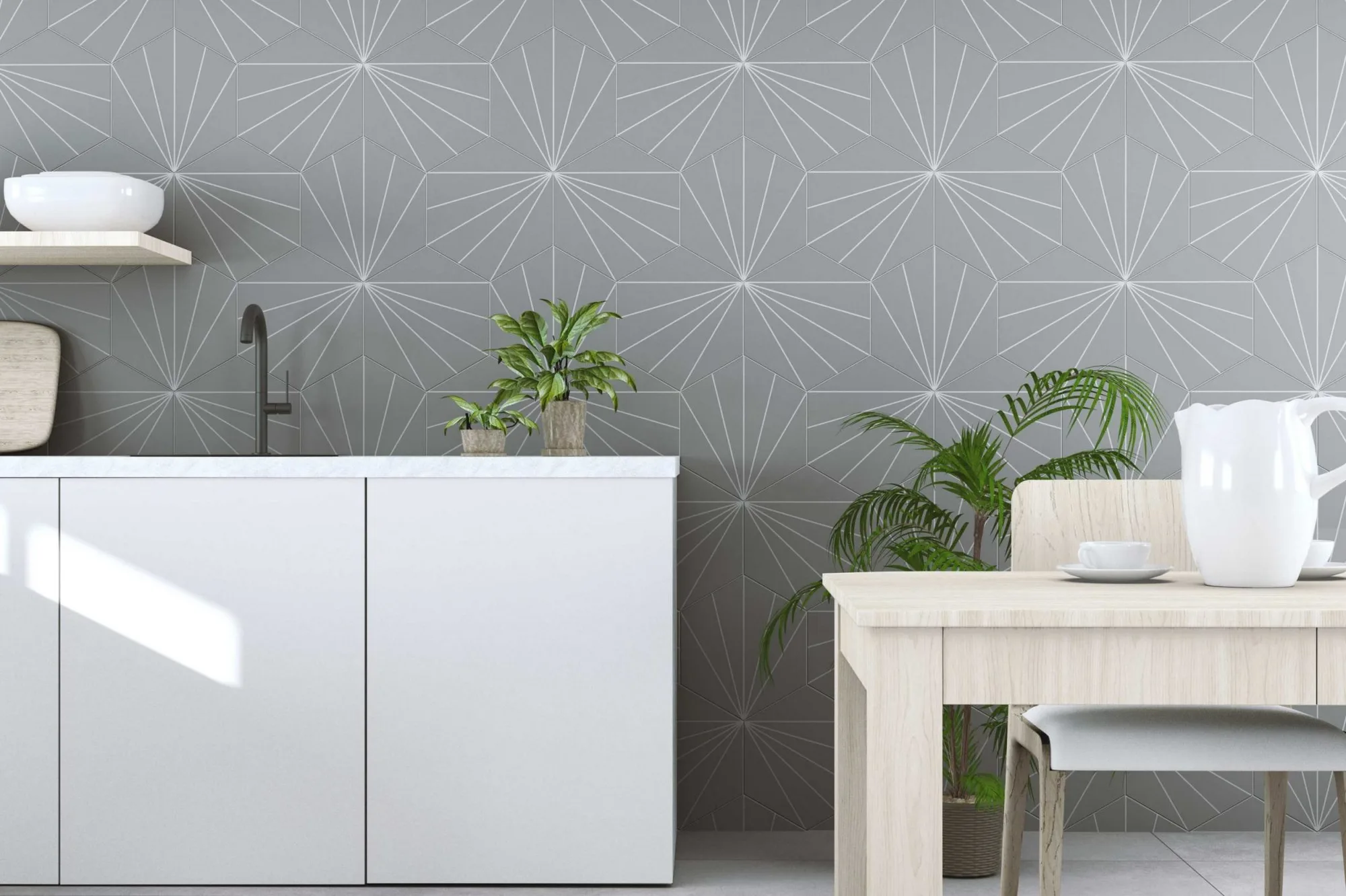 Realonda VENUS szürke hexagon csempe