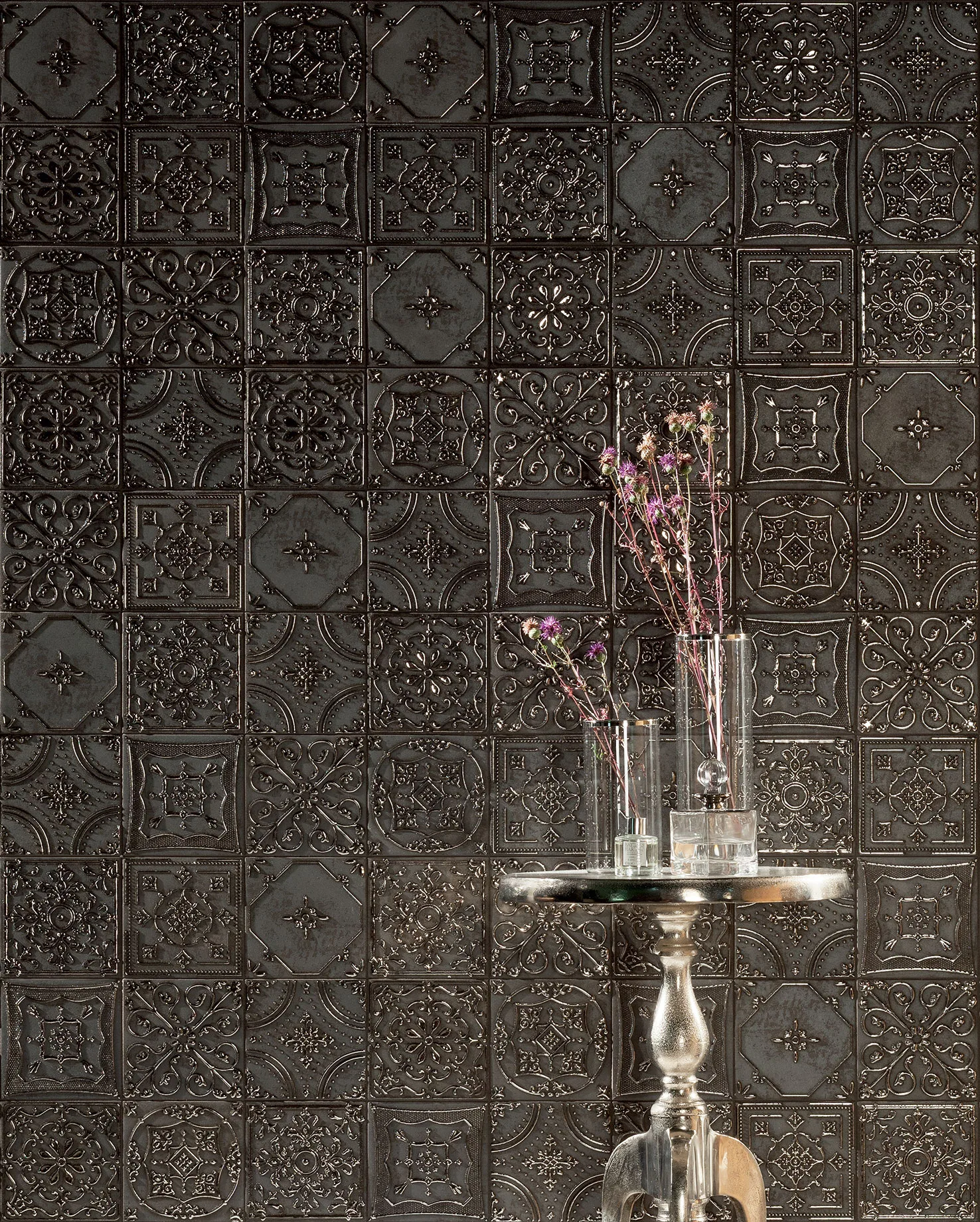 Tubadzin TINTA fekete patchwork csempe