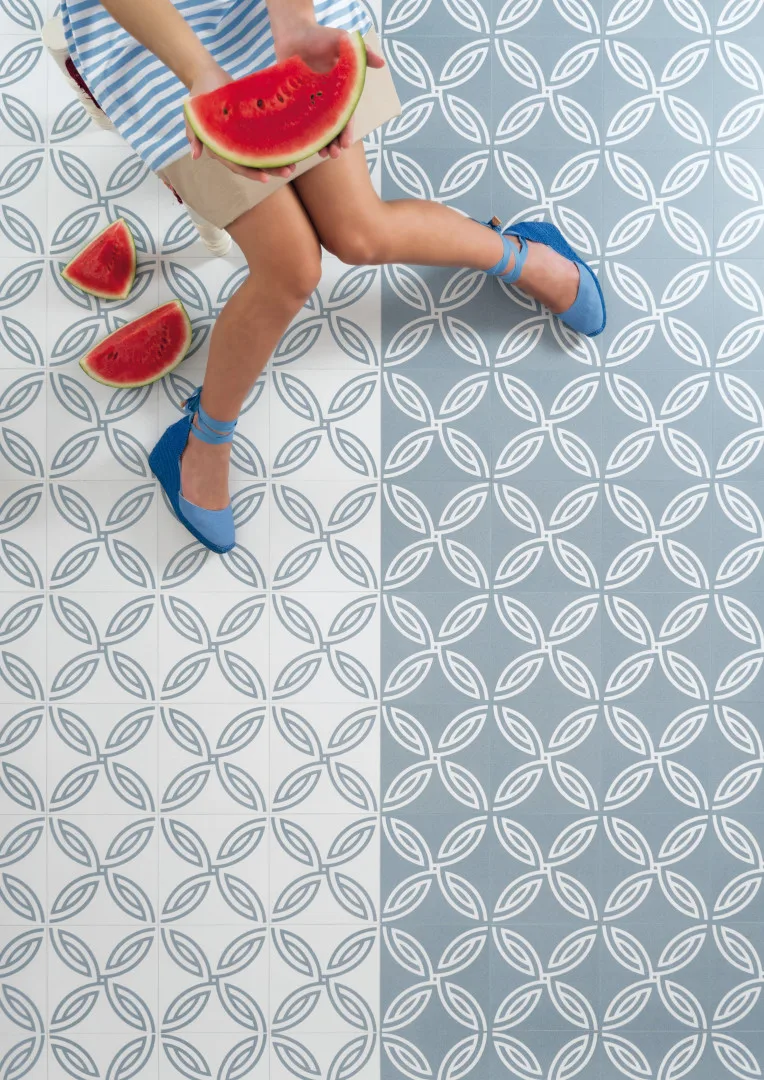 Vives ALAMEDA kék patchwork csempe