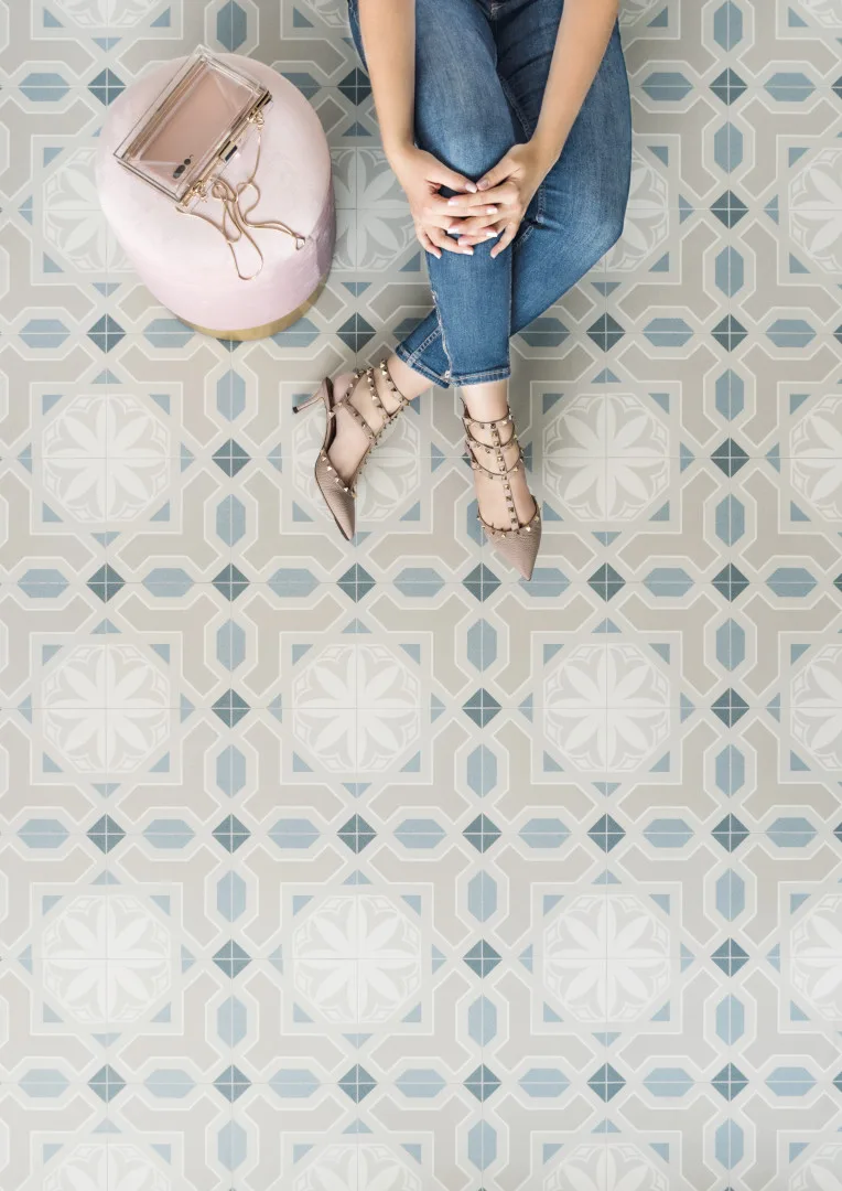 Vives ALAMEDA kék patchwork csempe