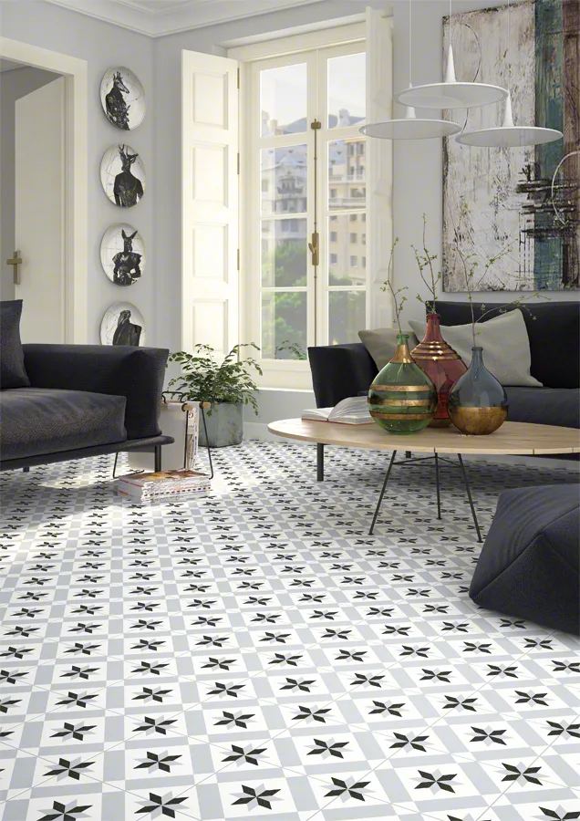 Vives CALVET szürke patchwork csempe