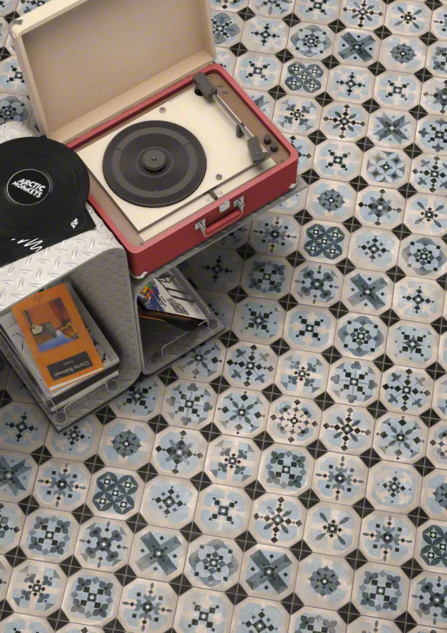 Vives WORLD PARKS kék patchwork csempe